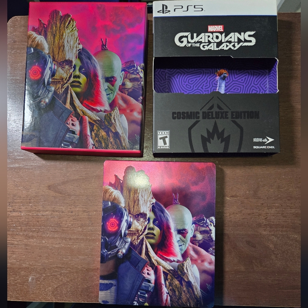 Marvel Guardians of the Galaxy Cosmic Deluxe Edition for PS5 - Black - Picture 4 of 9